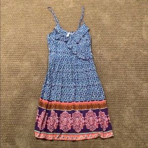 Xhiliration dress with stretchy back size L